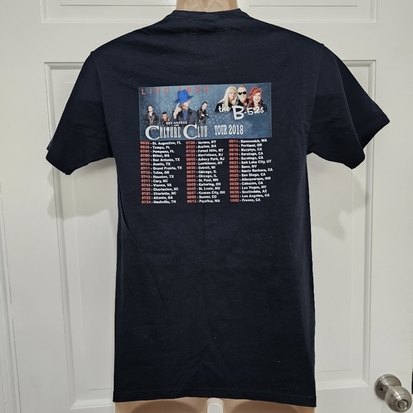 Boy George & Culture Club & The B-52s 2018 Life Tour Graphic T-Shirt Size S - Picture 5 of 9